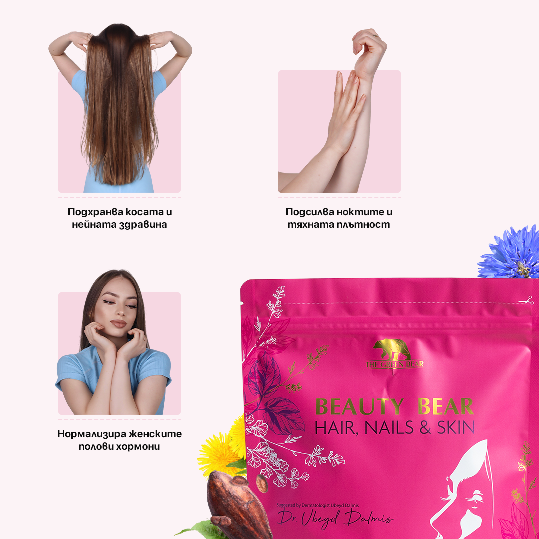 Beauty Bear – Чай с билки за хубава кожа, коса и нокти