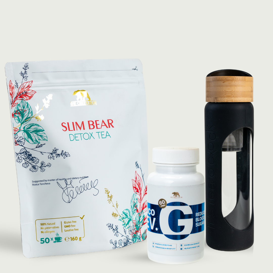 Gluco REV и Slim bear + бутилка с инфузер