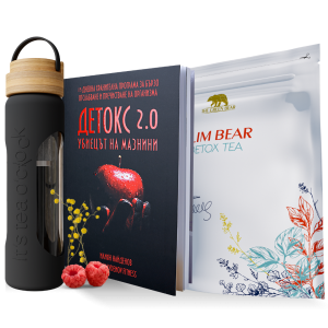 Детокс 2.0 + Slim Bear Detox tea + бутилка