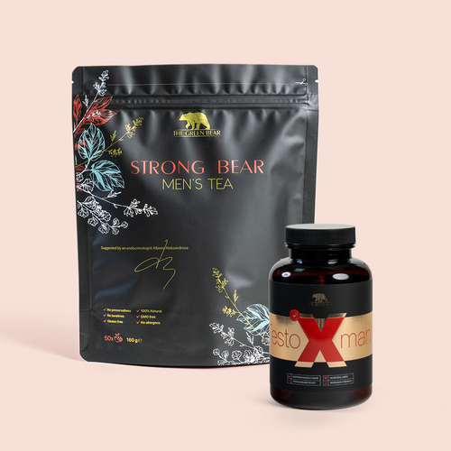 Мъжка сила и издръжливост: Testo Man X + Strong Bear